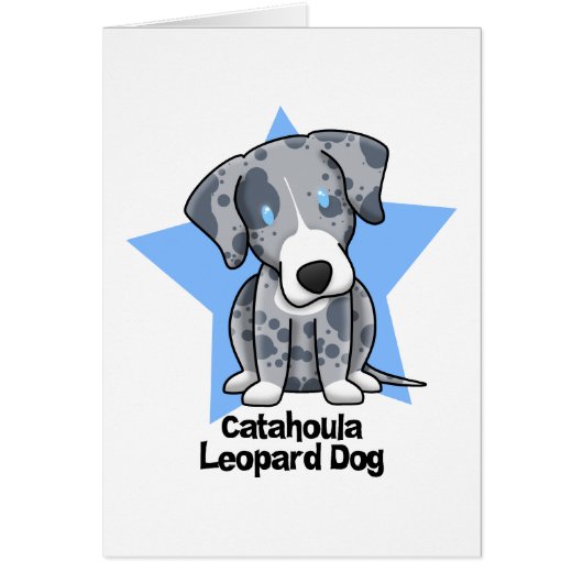 Kawaii Star Catahoula Leopard Dog (Front)