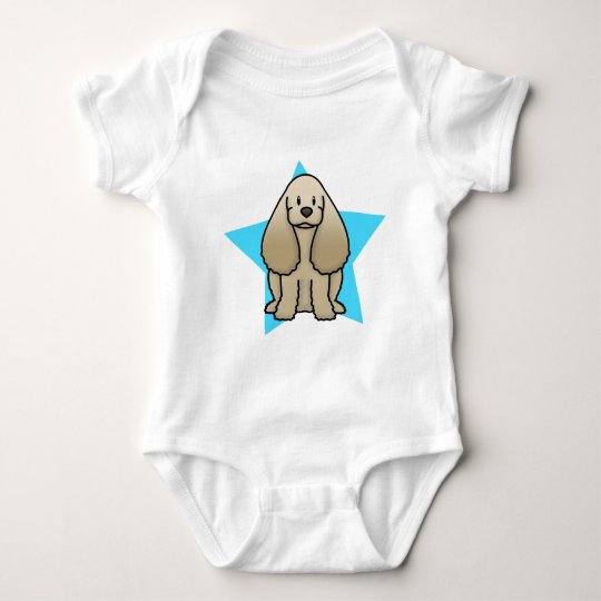 Kawaii Star Cocker Spaniel Baby Creeper