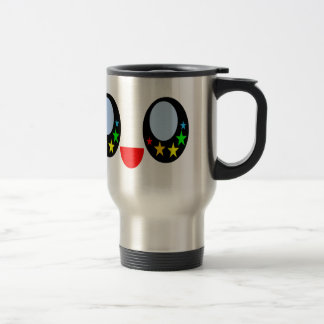 Kawaii Star Eyes Happy Face Rainbow Stars Sweet Travel Mug