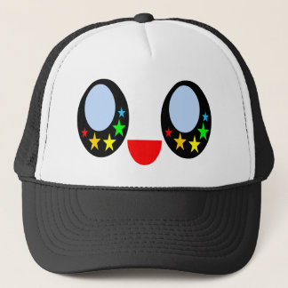 Kawaii Star Eyes Happy Face Rainbow Stars Sweet Trucker Hat