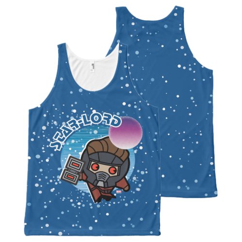 Kawaii Star_Lord In Space All_Over_Print Tank Top
