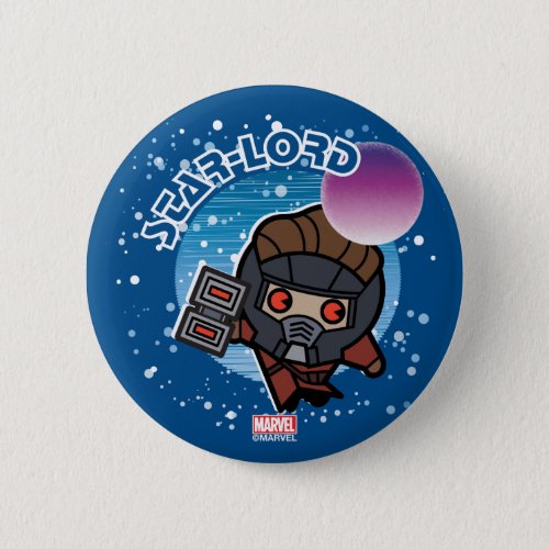 Kawaii Star_Lord In Space Button