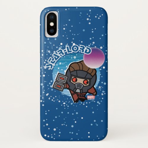 Kawaii Star_Lord In Space iPhone X Case