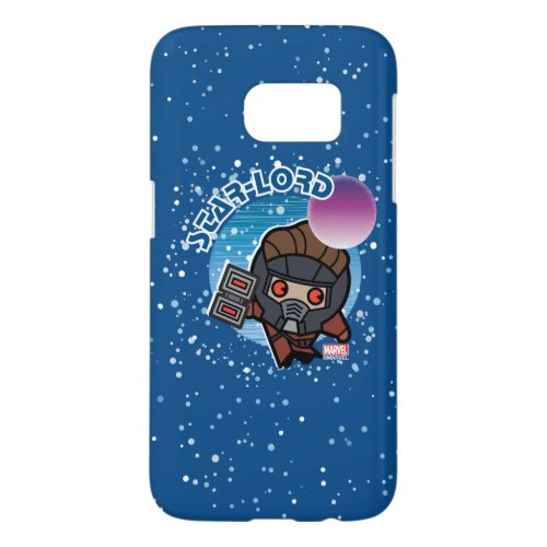 Kawaii Star_Lord In Space Samsung Galaxy S7 Case