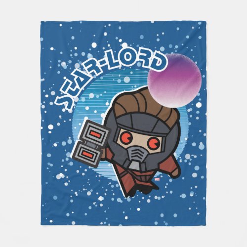 Kawaii Star_Lord In Space Fleece Blanket