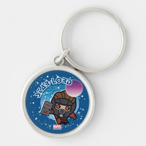 Kawaii Star_Lord In Space Keychain