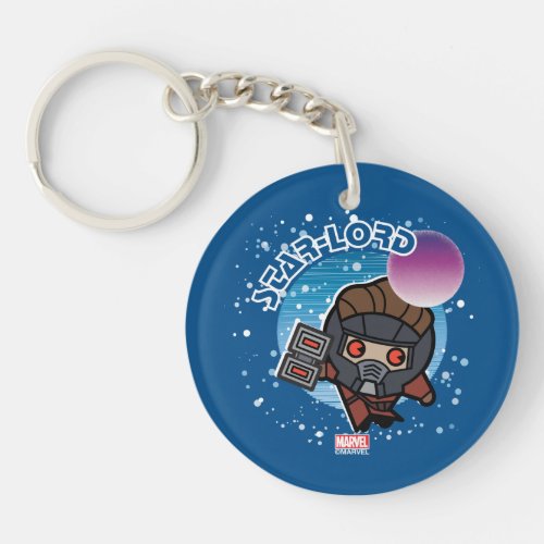 Kawaii Star_Lord In Space Keychain