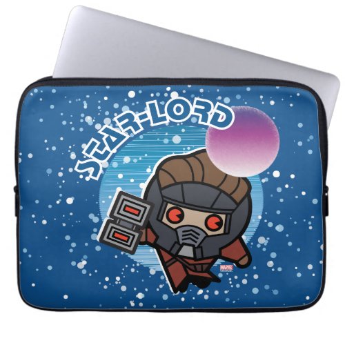 Kawaii Star_Lord In Space Laptop Sleeve