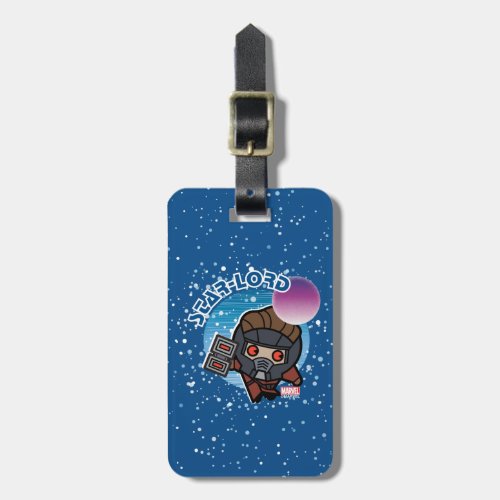 Kawaii Star_Lord In Space Luggage Tag