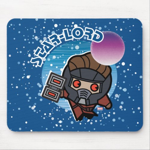 Kawaii Star_Lord In Space Mouse Pad