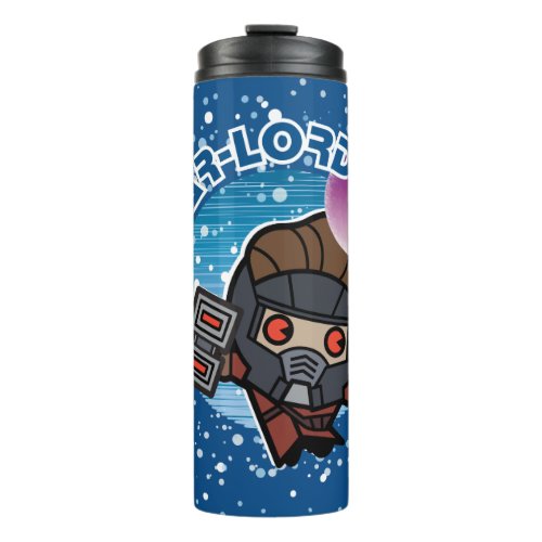 Kawaii Star_Lord In Space Thermal Tumbler