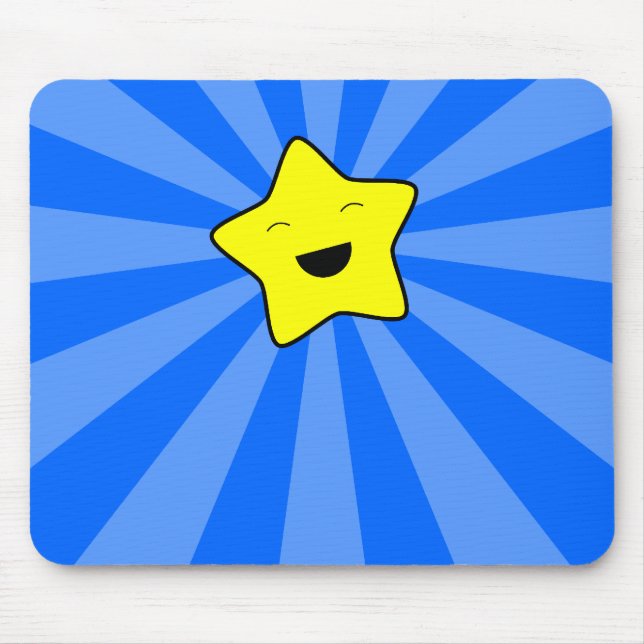 Kawaii Star Mousepad (Front)