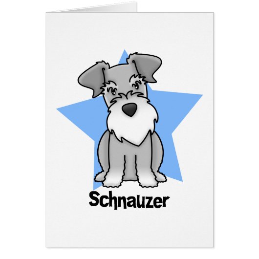 Kawaii Star Schnauzer Cards (Front)