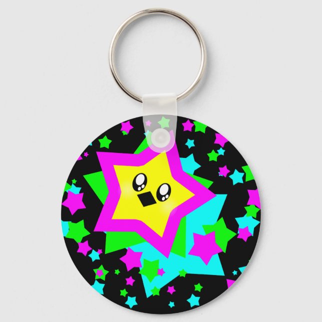 KAWAII STARS COSMIC BLAST KEYCHAIN (Front)