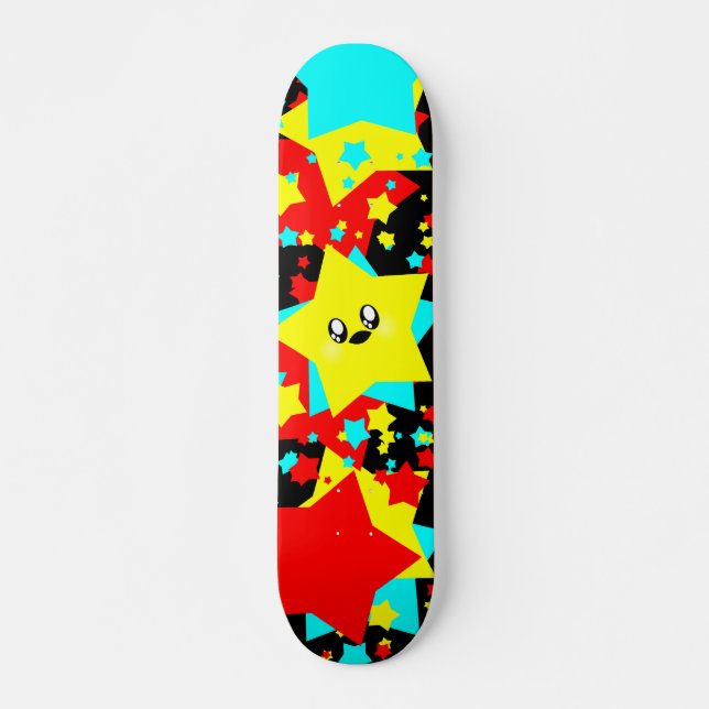 KAWAII STARS COSMIC BLAST SKATEBOARD (Front)