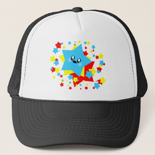 KAWAII STARS COSMIC BURST TRUCKER HAT (Front)