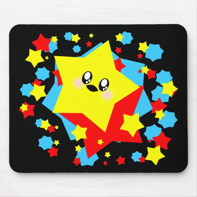 KAWAII STARS COSMIC BUZZ MOUSE PAD (Front)