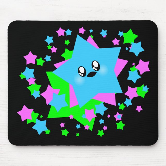KAWAII STARS COSMIC BUZZ MOUSE PAD (Front)