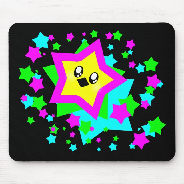 KAWAII STARS COSMIC BUZZ MOUSE PAD (Front)
