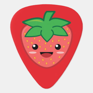 Kawaii Strawberry Guitar Pick