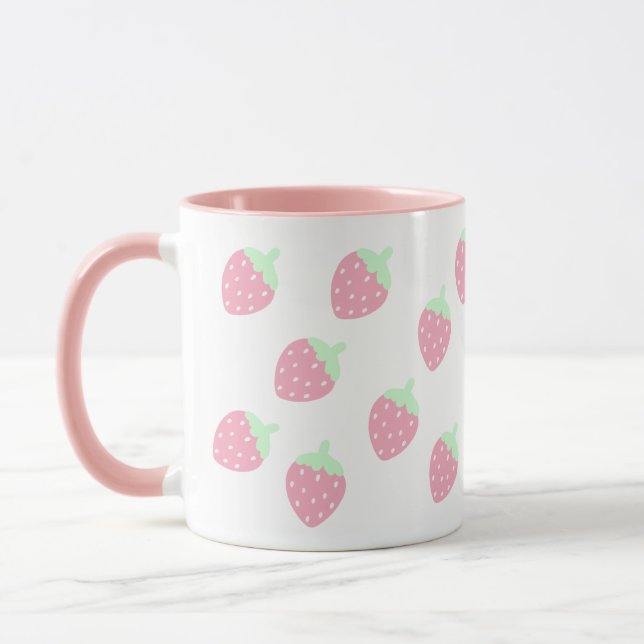Kawaii Strawberry Mug (Left)