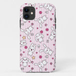 kawaii stripes pattern iPhone 11 case
