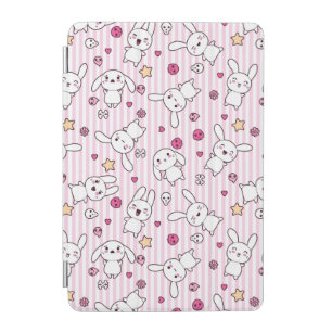 kawaii stripes pattern iPad mini cover