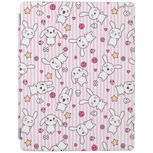 kawaii stripes pattern iPad smart cover