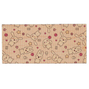 kawaii stripes pattern wood flash drive