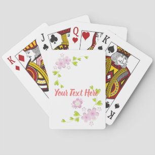 Kawaii Style Sakura Cherry Tree Blossom Poker Cards