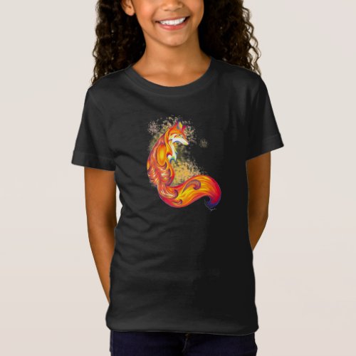 Kawaii Stylized Red Fox T_Shirt