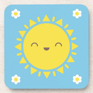 Kawaii Sunny Days Beverage Coaster