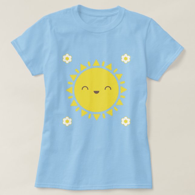 Kawaii Sunny Days T-Shirt (Design Front)