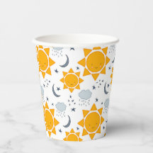 Kawaii Suns, Moons and Clouds