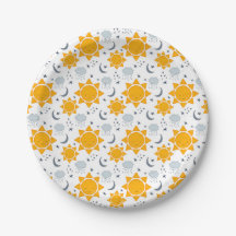 Kawaii Suns, Moons and Clouds