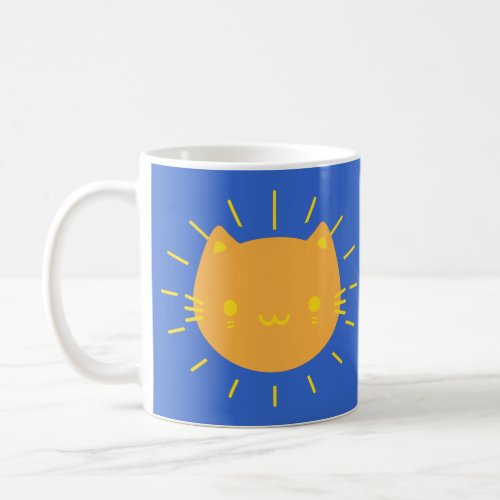Kawaii Sunshine Cats Coffee Mug