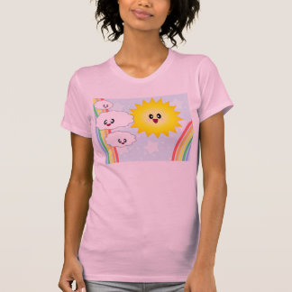 Kawaii Sunshine Rainbows Clouds Happy Day Cute!!! T-Shirt