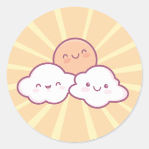Kawaii Sunshine Stickers