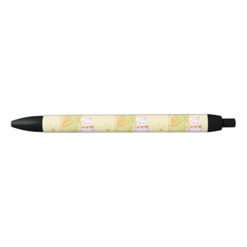 KAWAII SUPER VITAMIN CARROT JUICE RABBIT BLACK INK PEN