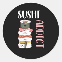 Kawaii Sushi Lovers Cute Japanese Anime Gift - Sushi - Sticker