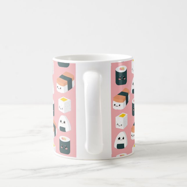 Kawaii sushi coffee mug (Handle)