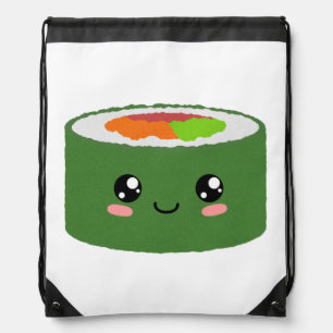 Kawaii Sushi Drawstring Bag