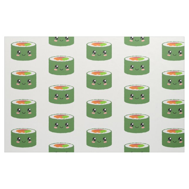 Kawaii Sushi Fabric (Fat Quarter)
