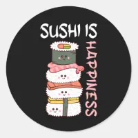 Kawaii Sushi Lovers Cute Japanese Anime Gift - Sushi - Sticker