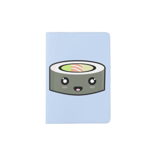 Kawaii Sushi Passport Holder (Front)