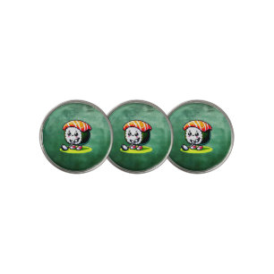 Kawaii Sushi playing golf Ball Marker
