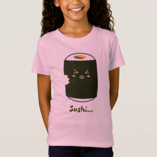 Kawaii Sushi Roll with Bitemark T-Shirt