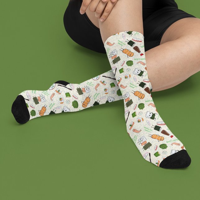 Kawaii  Sushi Romantic  Socks (Creator Uploaded)