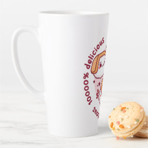 kawaii sushi with funny quotes for black lover latte mug