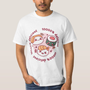 kawaii sushi with funny quotes for black lover T-Shirt